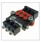 3-section hydraulic distributor, electrically controlled 12V